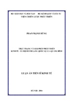 Thực trạng và giải pháp phát triển kinh tế   xã hội hành lang quốc lộ 12 a tỉnh quảng bình