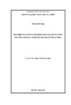 Phát hiện người mang gen bệnh tăng sản thượng thận  thể thiếu enzym 21  hyroxylase bằng kỹ thuật mlpa