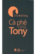 Cà phê cùng tony  tony buổi sáng