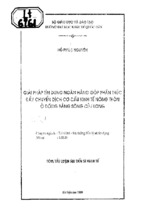 Giai pháp tín dụng ngân hàng góp phần thúc đẩy chuyển dịch cơ cấu kinh tế nông thôn ở đồng bằng sông cửu long