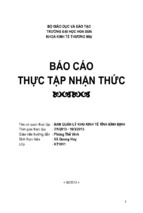 Báo cáo thực tập nhận thức   ban quản lý khu kinh tế bình định