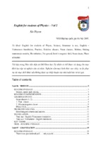 English for students of physics – vol 2