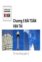 Bài giảng tin học trong quản lý xây dựng chương 5   ths. đỗ thị xuân lan