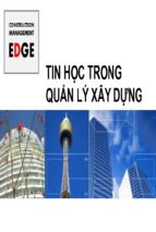 Bài giảng tin học trong quản lý xây dựng  giới thiệu   ths. đỗ thị xuân lan