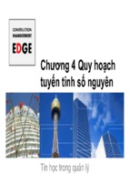 Bài giảng tin học trong quản lý xây dựng chương 4   ths. đỗ thị xuân lan