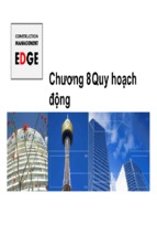 Bài giảng tin học trong quản lý xây dựng chương 8   ths. đỗ thị xuân lan