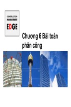 Bài giảng tin học trong quản lý xây dựng chương 6   ths. đỗ thị xuân lan