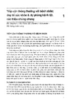 Tiếp cận thông thường với bệnh nhân,duy trì súc khỏe & dự phòng bệnh tật,các triệu chúng chung,thử nghiệm chuẩn đoán và đề ra quyết định y học(chẩn đoán và điều trị y học hiện đại)