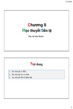 Bài giảng tiền tệ ngân hàng Chương 8