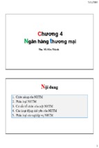 Bài giảng tiền tệ ngân hàng chương 4