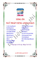 Tổng ôn ngữ pháp tiếng anh cơ bản nhất