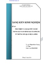 Sáng kiến kinh nghiệm Phát hiện và giải quyết vấn đề trong bài toán hình giải tích phẳng từ những mối quan hệ 3 điểm
