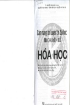 Cẩm năng ôn thi 18 chuyên đề hóa học nguyễn văn hải