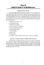 Chuyên đề thuế và quản lý thuế (tài liệu ôn thi công chức ngành thuế(