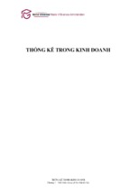 Thống kê trong kinh doanh chương 1 giới thiệu và thu thập dữ liệu