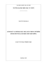 đánh giá vai trò ban đầu hóa xoáy trong mô hình hwrf đối với dự báo bão trên biển đông