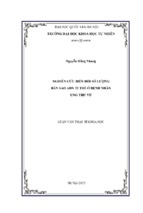 Nghiên cứu biến đổi số lượng bản sao adn ti thể ở bệnh nhân ung thư vú