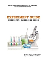 Experiment guide chemistry cambridge igcse