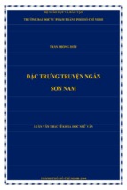 đặc trưng truyện ngắn sơn nam