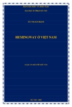 Hemingway ở việt nam