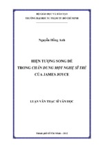 Hiện tượng song đề  trong chân dung một nghệ sĩ trẻ của james joyce