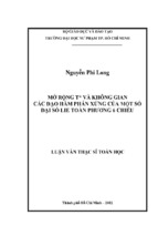 Mở rộng t và không gian các đạo hàm phản xứng của một số đại số lie toàn phương 6 chiều