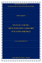 Nguyễn du và đỗ phủ   những tương đồng và khác biệt về tư tưởng nghệ thuật