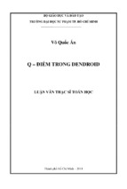 Q – điểm trong dendroid