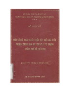 Một số giải pháp phát triển đội ngũ giáo viên trường turng học kỹ thuật lý tự trọng thành phố hồ chí minh