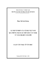 Sự chuyển biến của xã hội việt nam qua những trang ký trên báo văn nghệ từ năm 1986 đến năm 1990