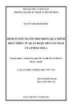 Hình tượng người thợ trong quá trình phát triển từ quán rượu đến nảy mầm của émile zola