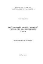 Phương pháp monte carlo mô phỏng các quá trình ngẫu nhiên (lv01699)