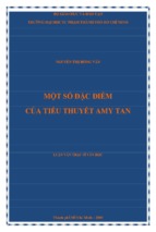 Một số đặc điểm của tiểu thuyết amy tan