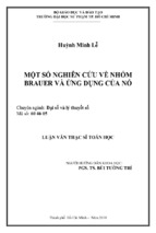 Một số nghiên cứu về nhóm brauer và ứng dụng của nó