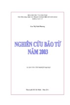 Nghiên cứu bão từ trong năm 2003.