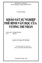 Vương trí nhàn, phương pháp và phong cách phê bình văn học