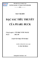 đặc sắc tiểu thuyết của pearl buck