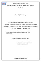 Vận dụng mô hình dạy học điều tra (ibl) vào dạy chương “sóng cơ” vật lí 12 nâng cao nhằm phát huy tính tích cực học tập và rèn luyện kĩ năng làm việc hợp tác cho học sinh