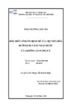 Biểu diễn tính ổn định mũ của họ tiến hóa dưới dạng chấp nhận được của không gian orlicz