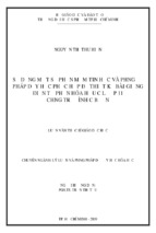 Sử dụng một số phần mềm tin học và phương pháp dạy học phức hợp để thiết kế bài giảng điện tử phần hóa hữu cơ lớp 11 chương trình cơ bản