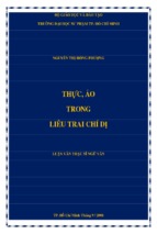 Thực, ảo trong liêu trai chí dị