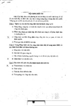 Đề thi trắc nghiệm quản lý nhà nước 15