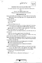 Đề thi trắc nghiệm quản lý nhà nước