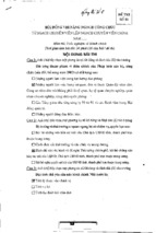 Đề thi  trắc nghiệm quản lý nhà nước 19