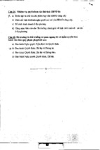 Câu hỏi trắc nghiệm quản lý nhà nước