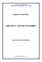 Hàm khả vi, liên tục phi acsimet