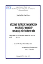 Nghiên cứu bước chuyển từ giai đoạn giảng dạy tri thức lượng giác trong đường tròn