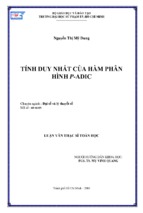 Tính duy nhất của hàm phân hình p adic