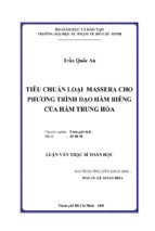 Tiêu chuẩn loại massera cho phương trình đạo hàm riêng của hàm trung hòa