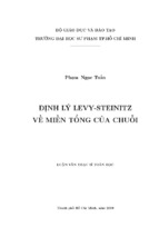 định lý levy steinitz về miền tổng của chuỗi